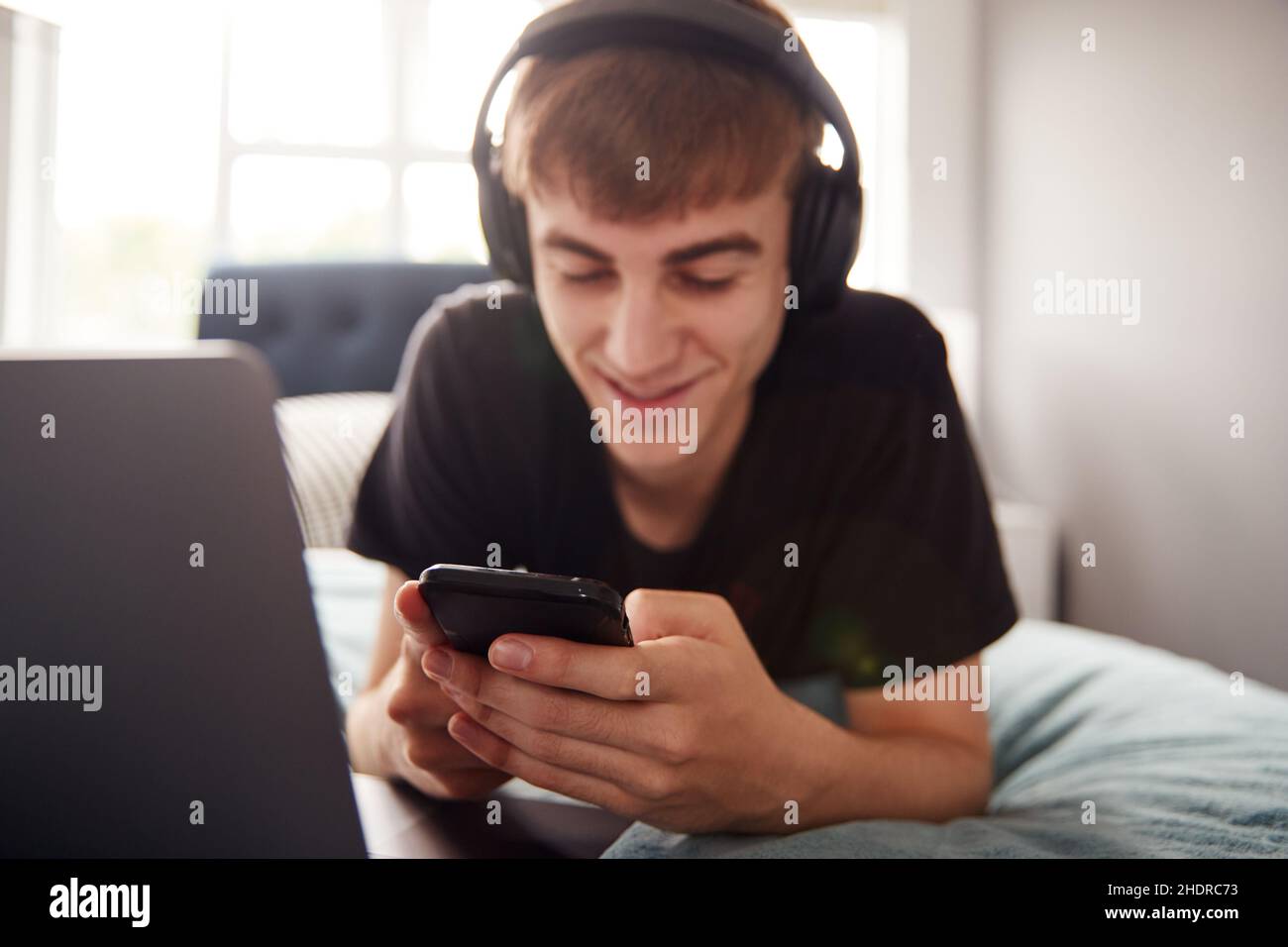 mobile communication, writing, sms, mobile communications Stock Photo