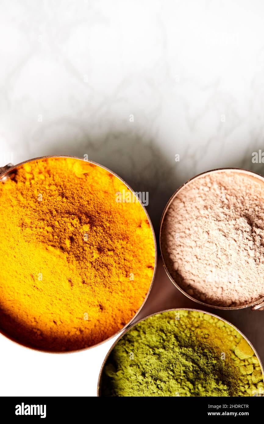 spices, ground, spice mixture, spice, grounds, spice mixtures Stock