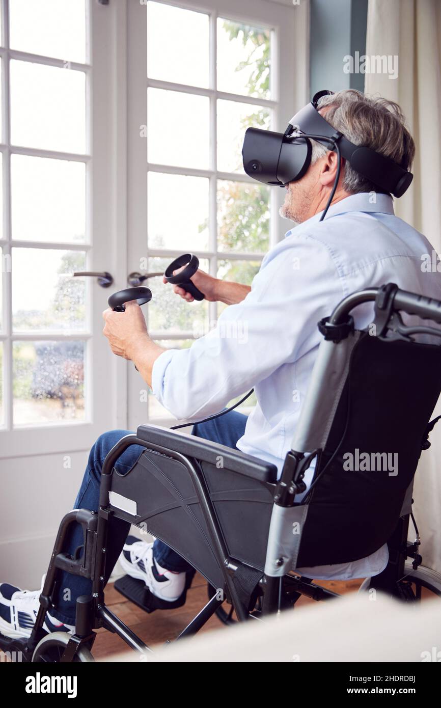 virtual reality, wheelchair, video game, simulation, computersimulated reality, immersive