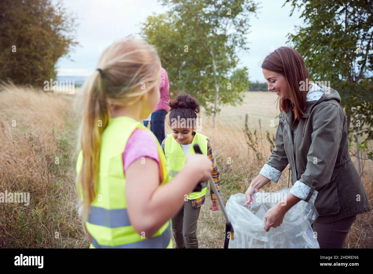 collecting, waste, garbage bag, wastes, garbage bags Stock Photo Alamy