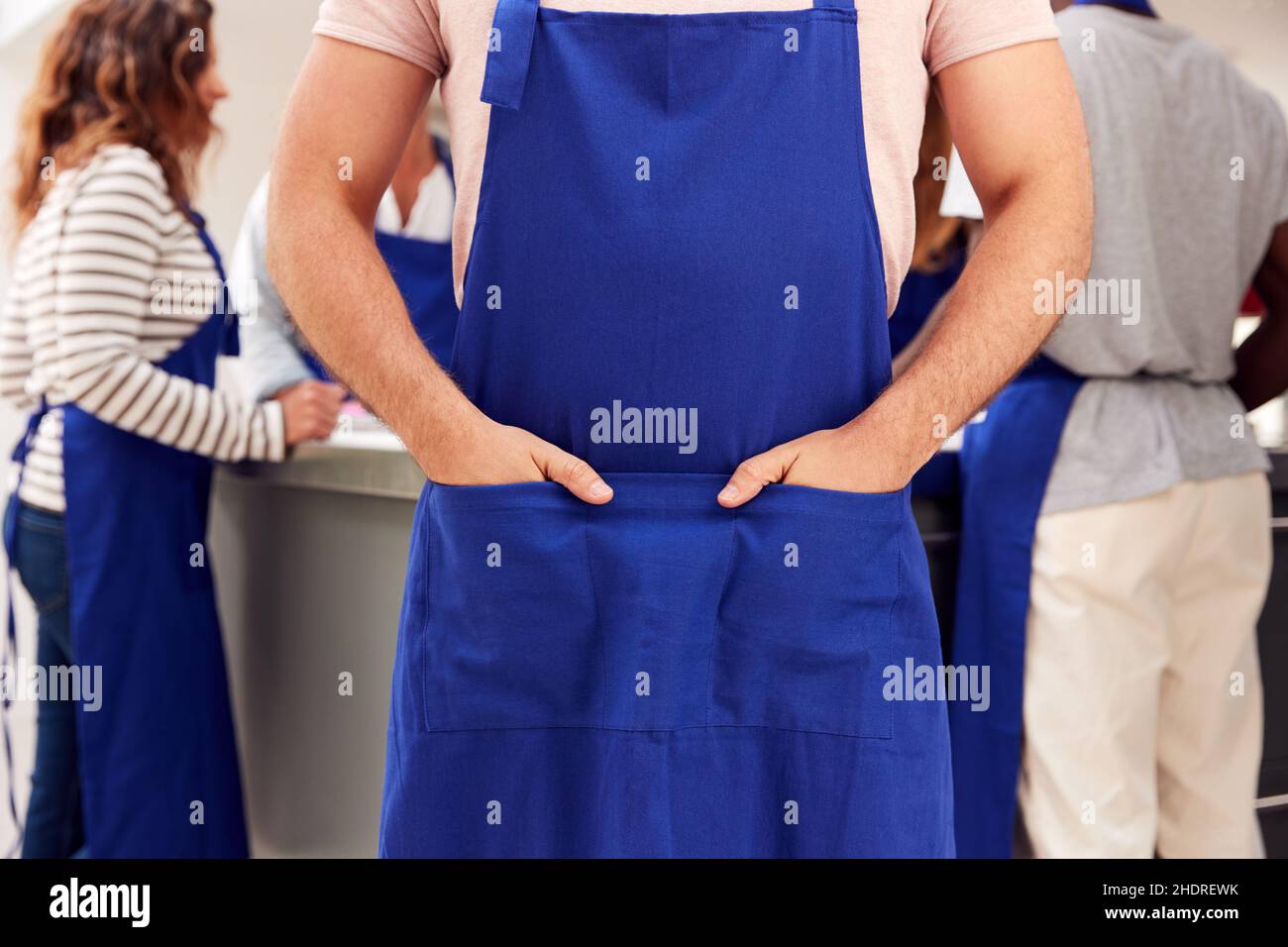 hygiene, apron, cooking school, hygienes, aprons, cooking schools Stock