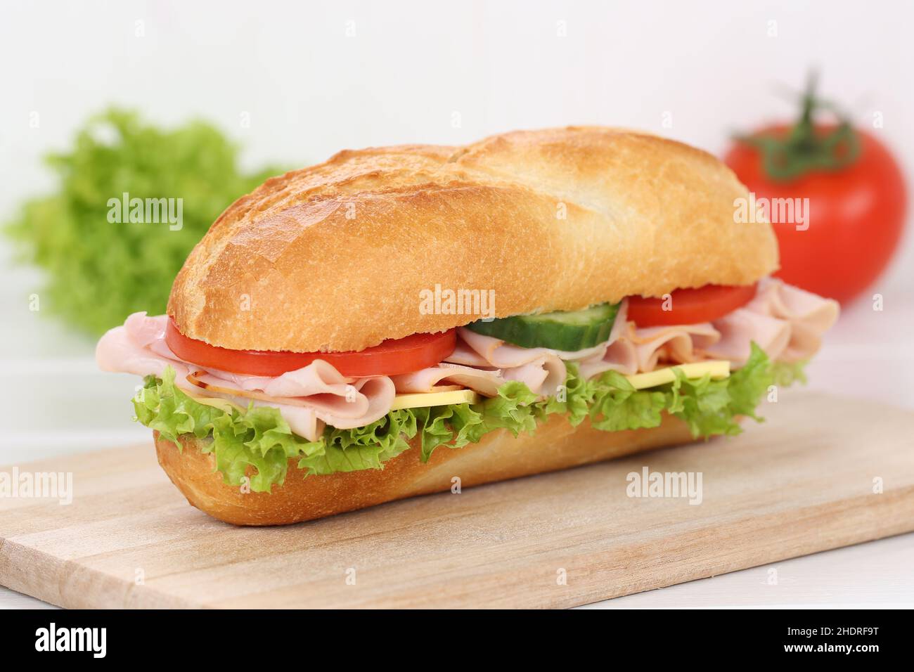 ham sandwich, ham sandwichs Stock Photo Alamy