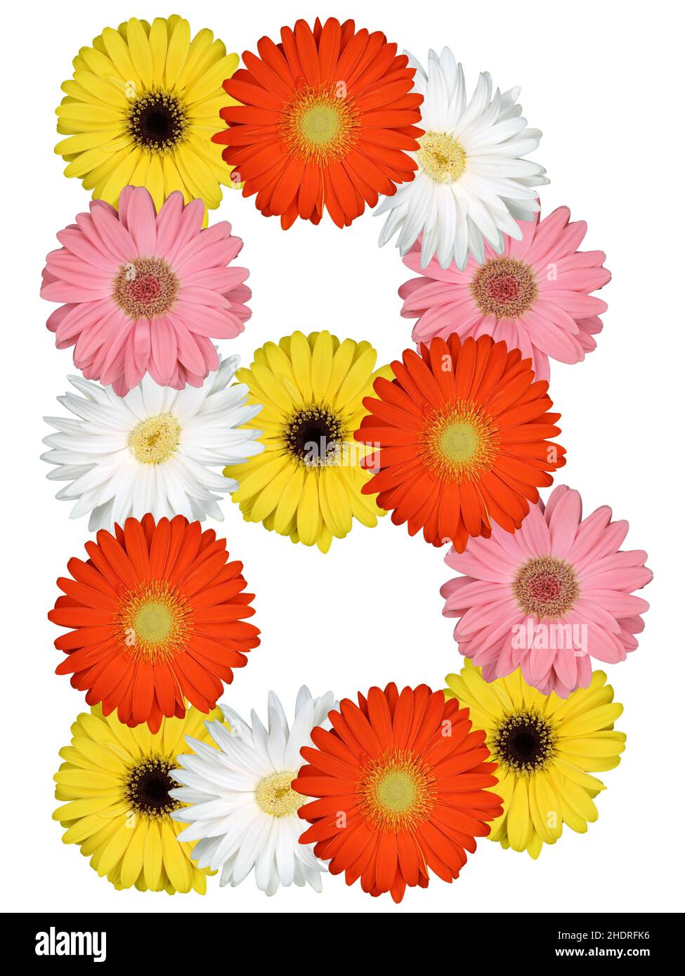 Letter, Gerbera, B, Letters Stock Photo - Alamy