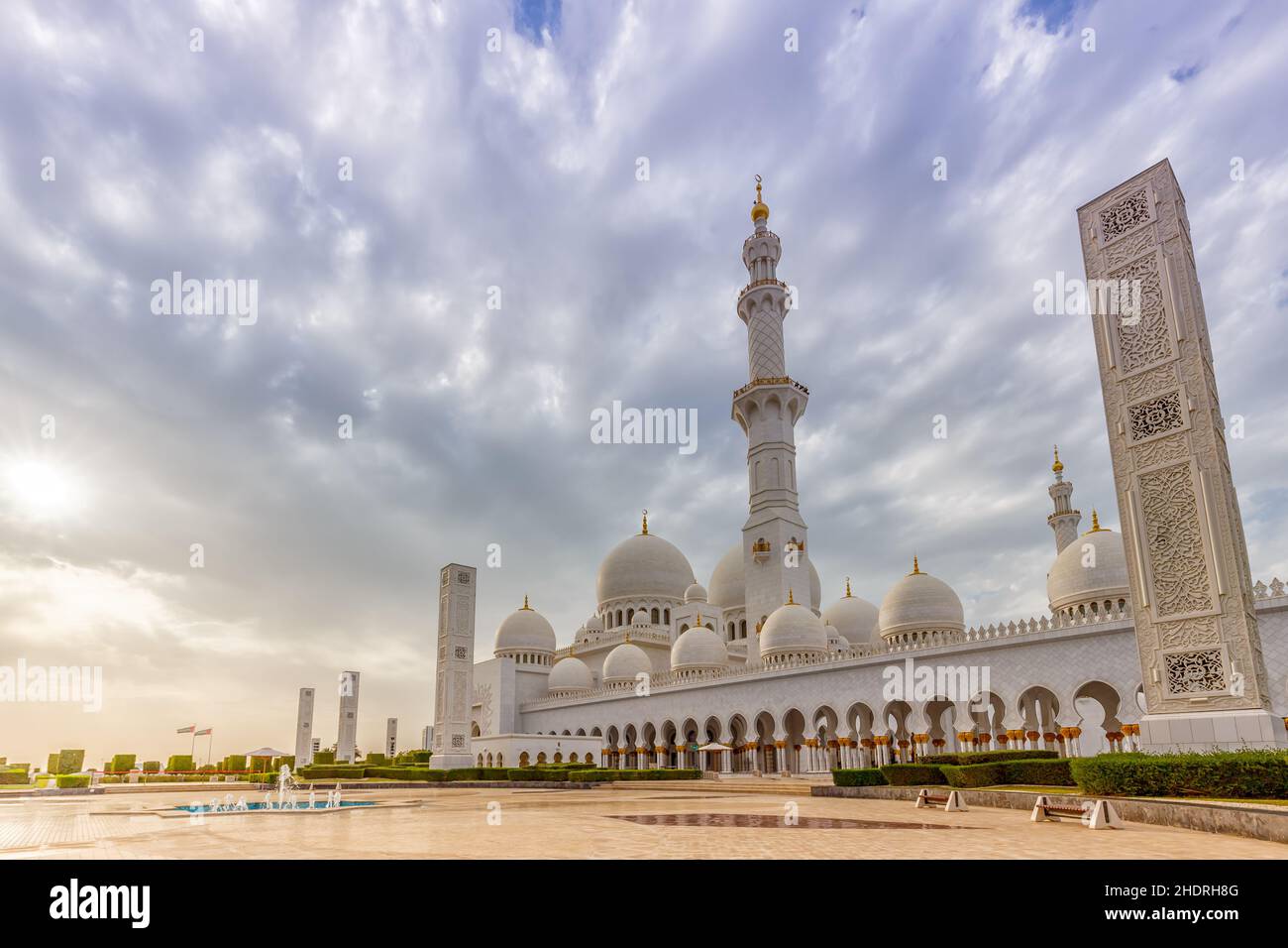 sheikh zayed mosque Stock Photo