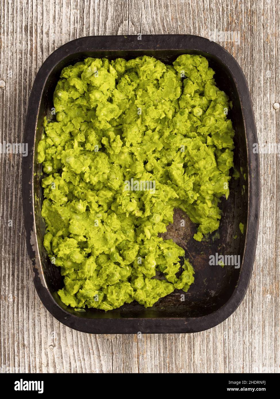 peas, peas mushy, mashed peas, pea, pea puree Stock Photo