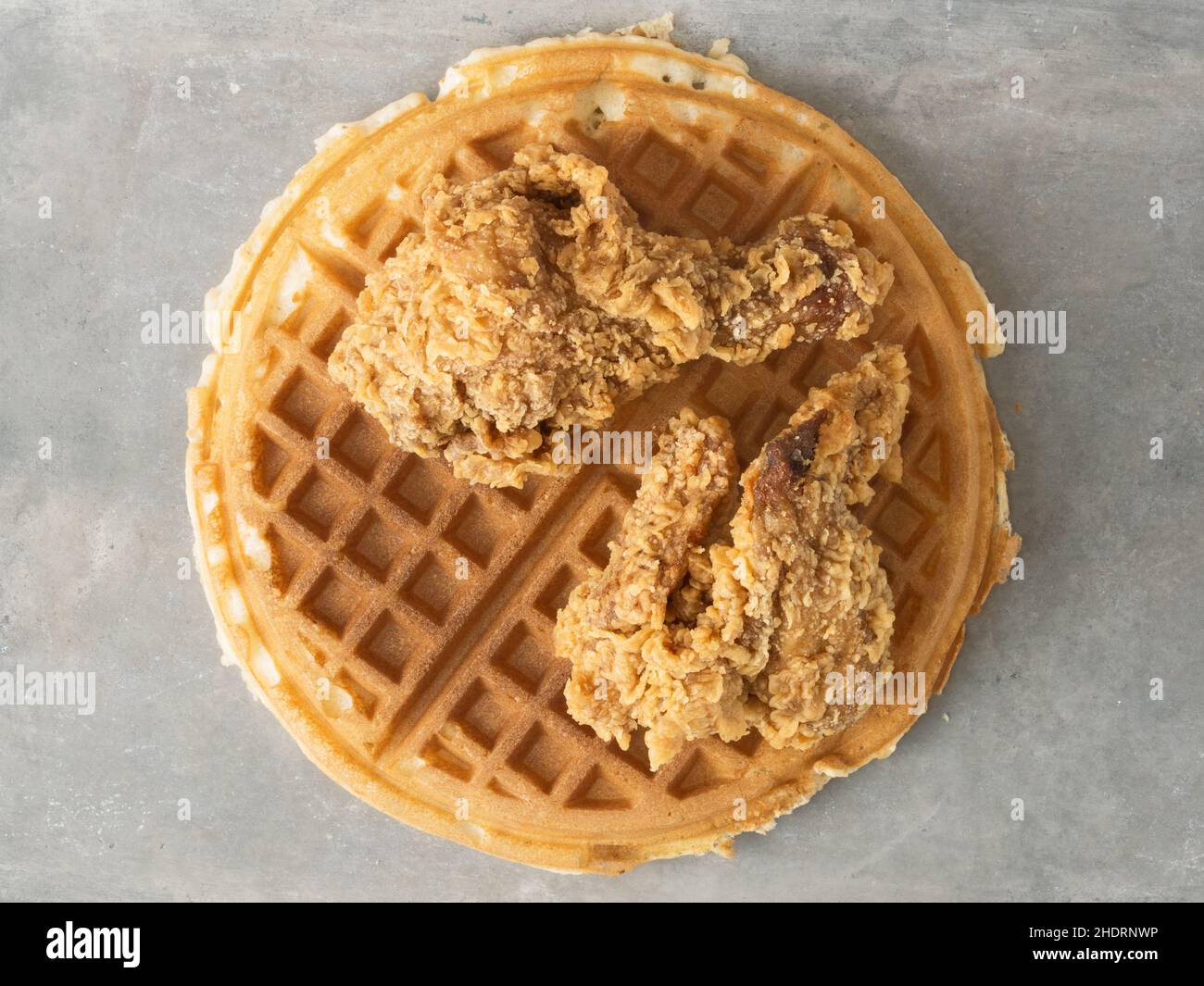 fast food, waffles, chicken leg, fastfood, waffle, chicken legs Stock