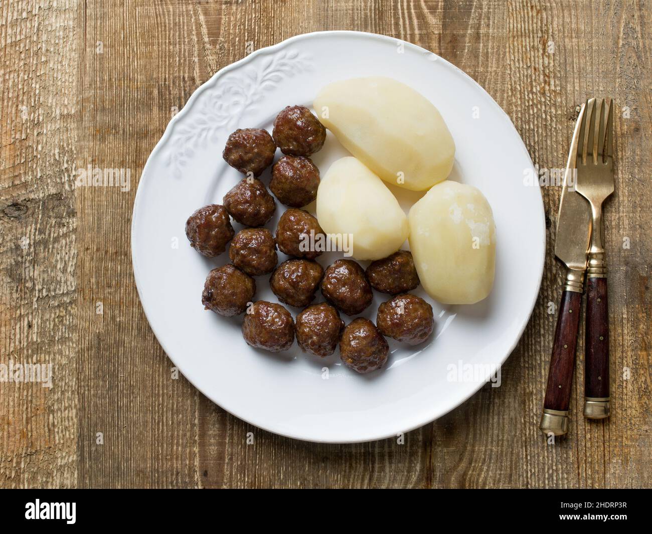 meatballs, köttbullar, meatball Stock Photo