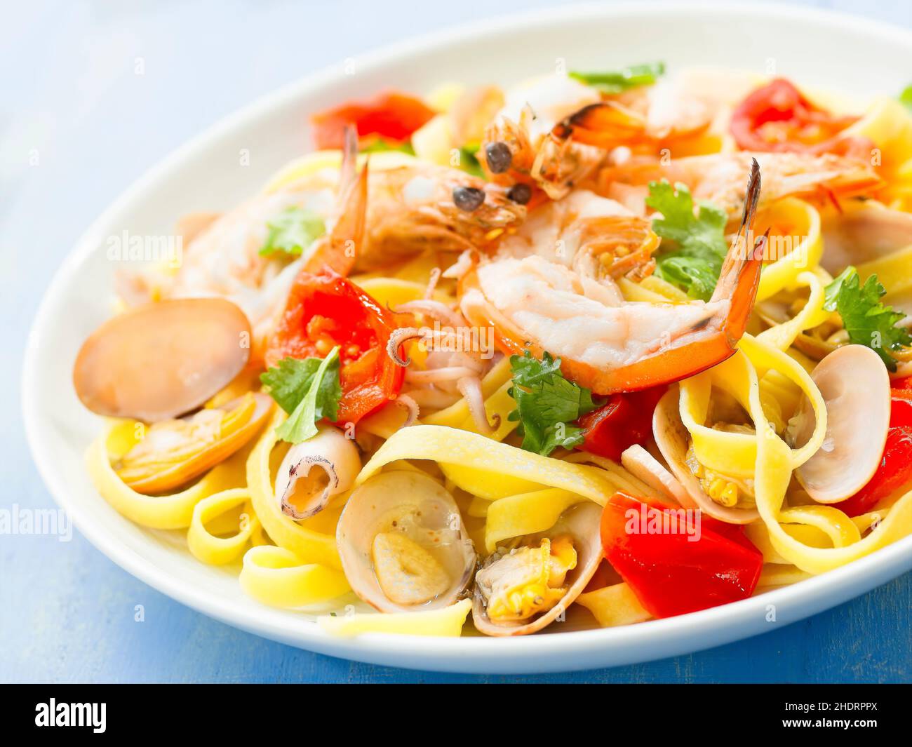 mussels, pasta dish, mussel, pasta dishs Stock Photo Alamy
