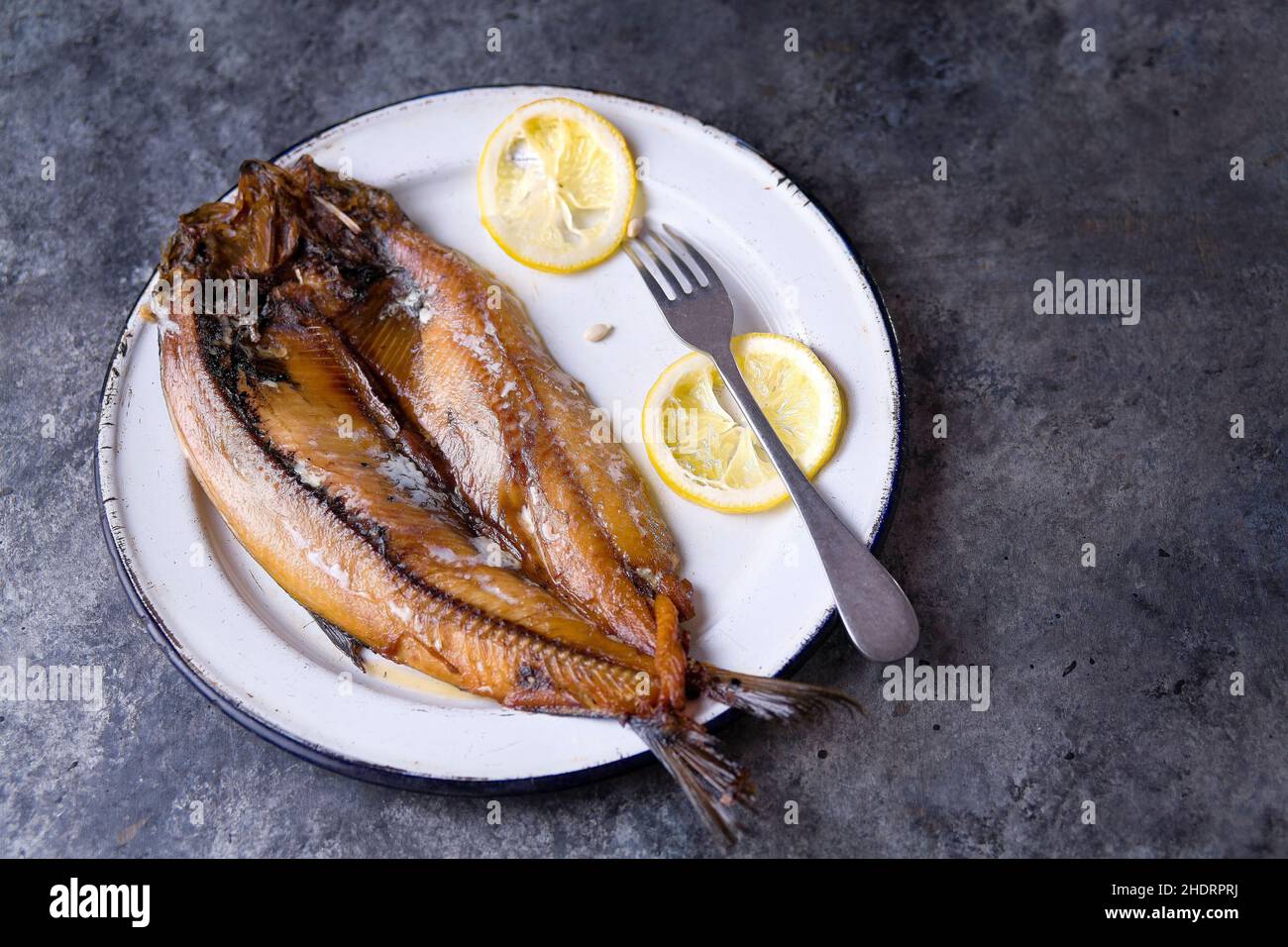 herring, smoked fish, kippers Stock Photo Alamy