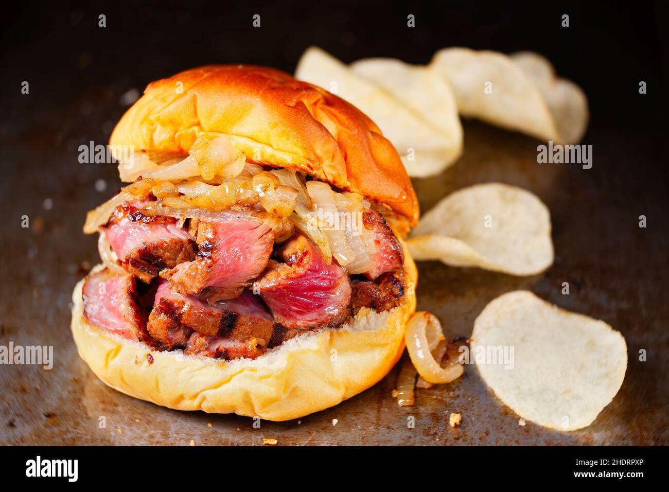 fast food, potato chip, burger, fastfood, potato chips, burgers Stock