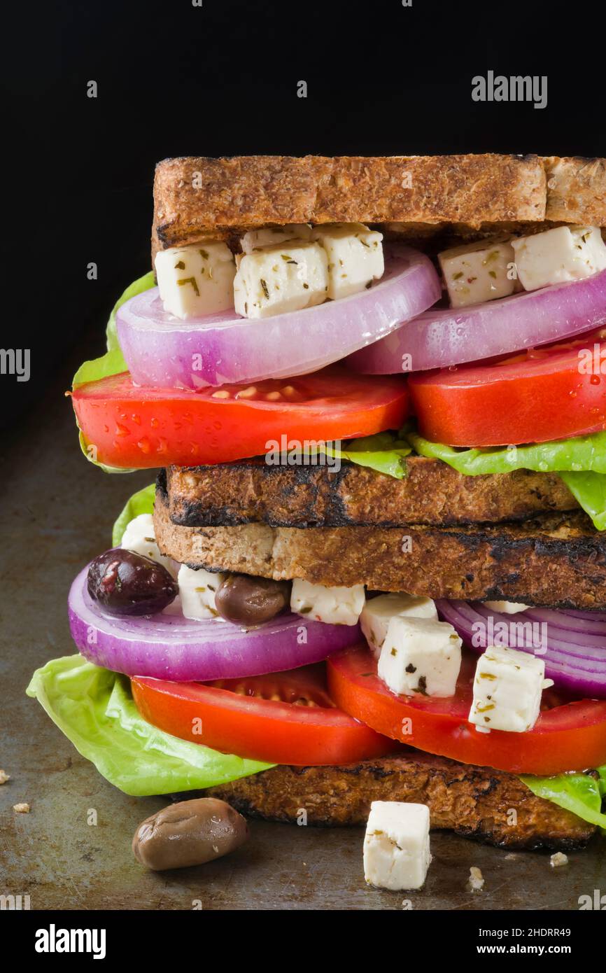 vegetarian, sandwich, vegetarians, sandwichs Stock Photo - Alamy
