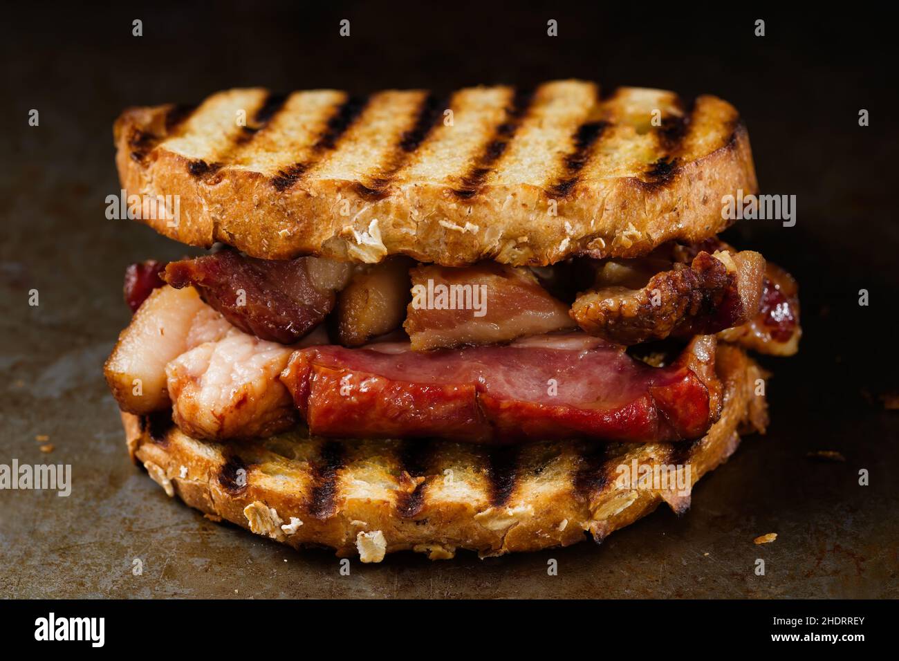 bacon, crispy, sandwich, bacons, crispies, sandwichs Stock Photo Alamy