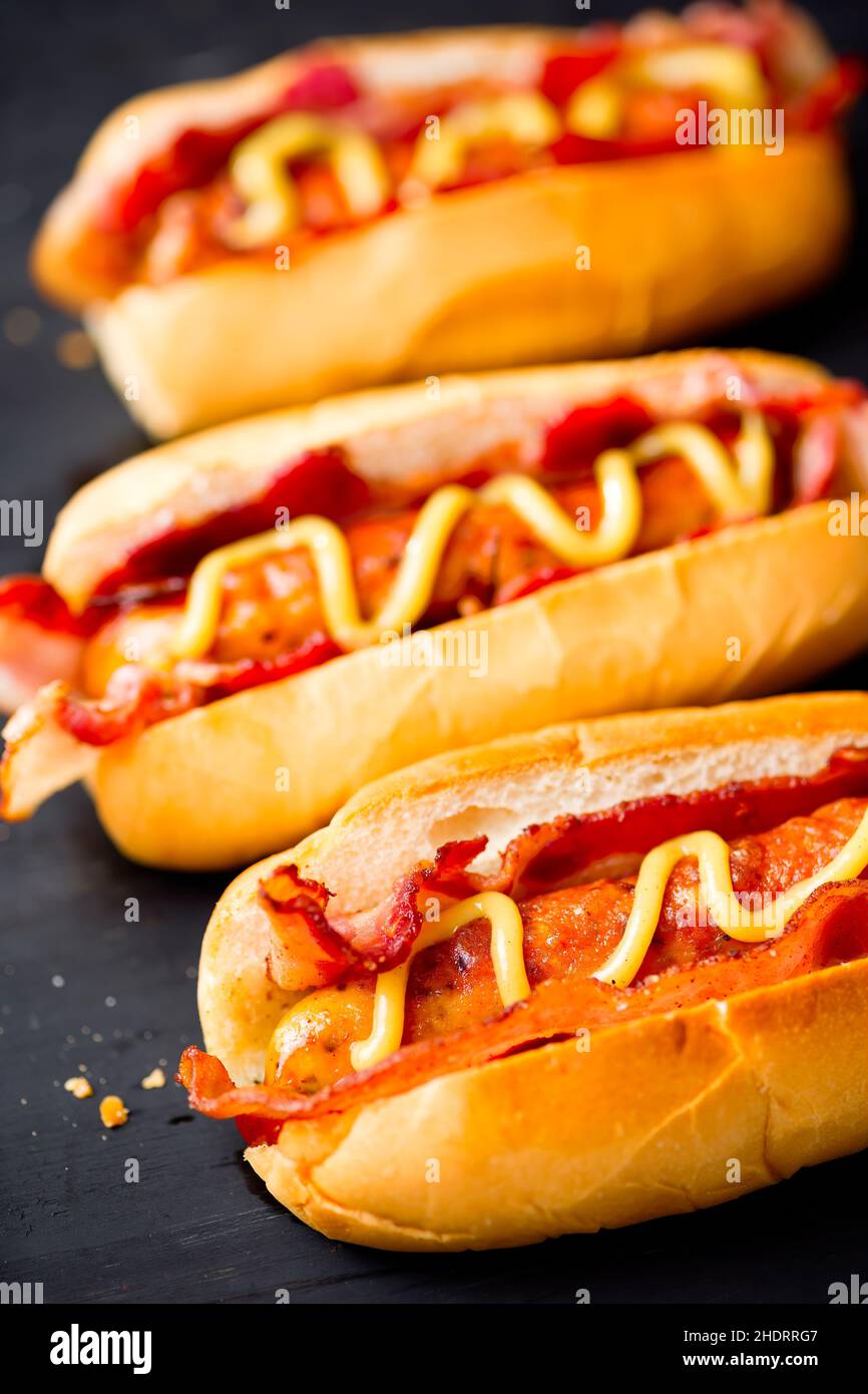 snack, sausage, hot dog, snacks, sausages, hot dogs Stock Photo Alamy