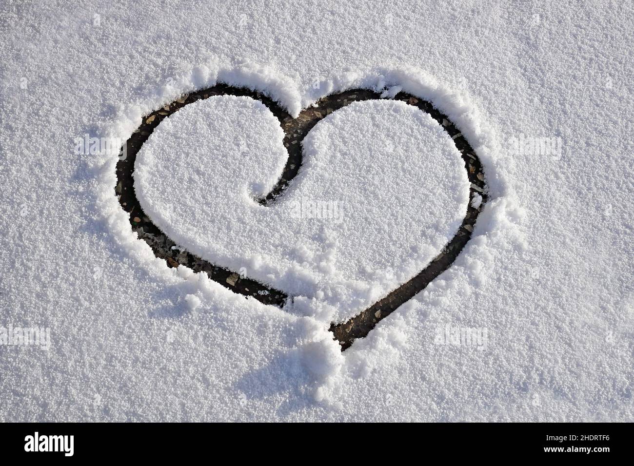 snow, heart, snowy, hearts Stock Photo - Alamy