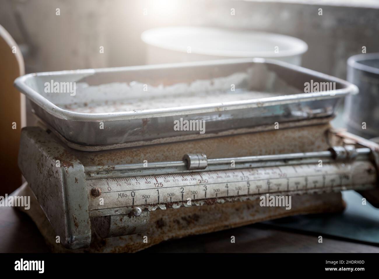 mechanical, kitchen scales, mechanicals, kitchen scale Stock Photo