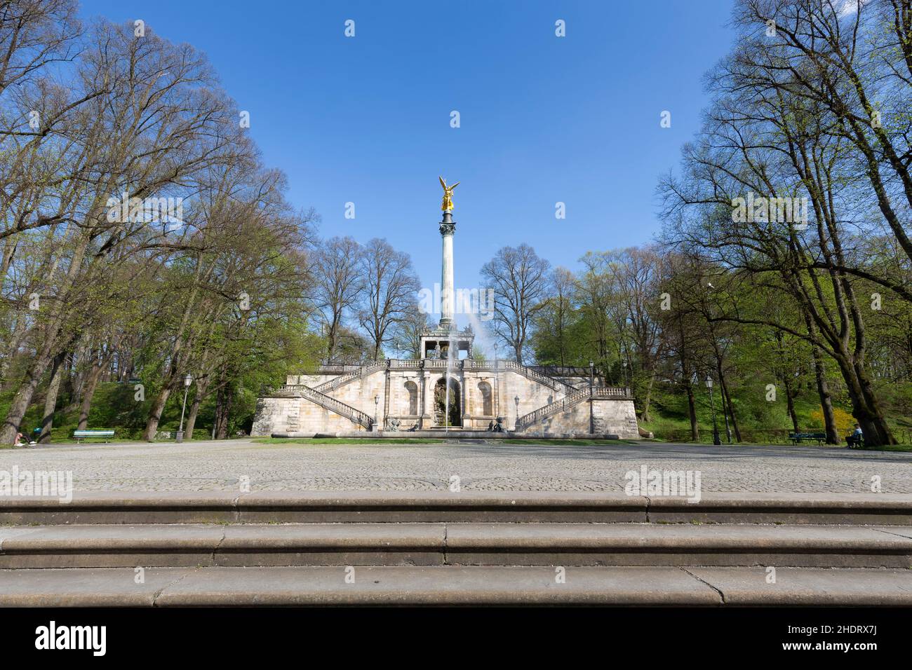 angel of peace, peace monument, prinzregent-luitpold-terrasse, angel of peaces, peace movements Stock Photo
