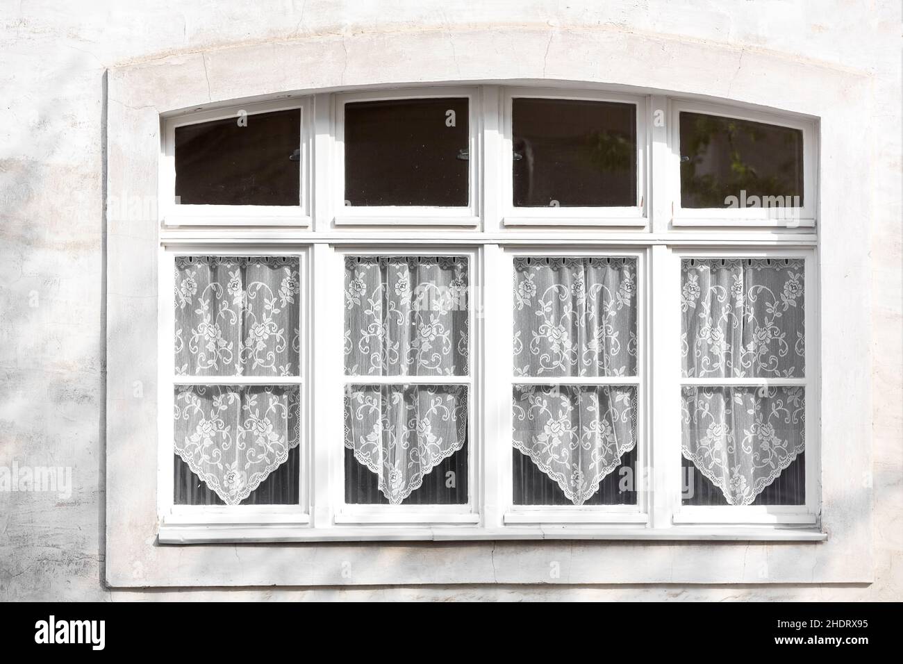 window, old, lace curtain , windows, older Stock Photo Alamy