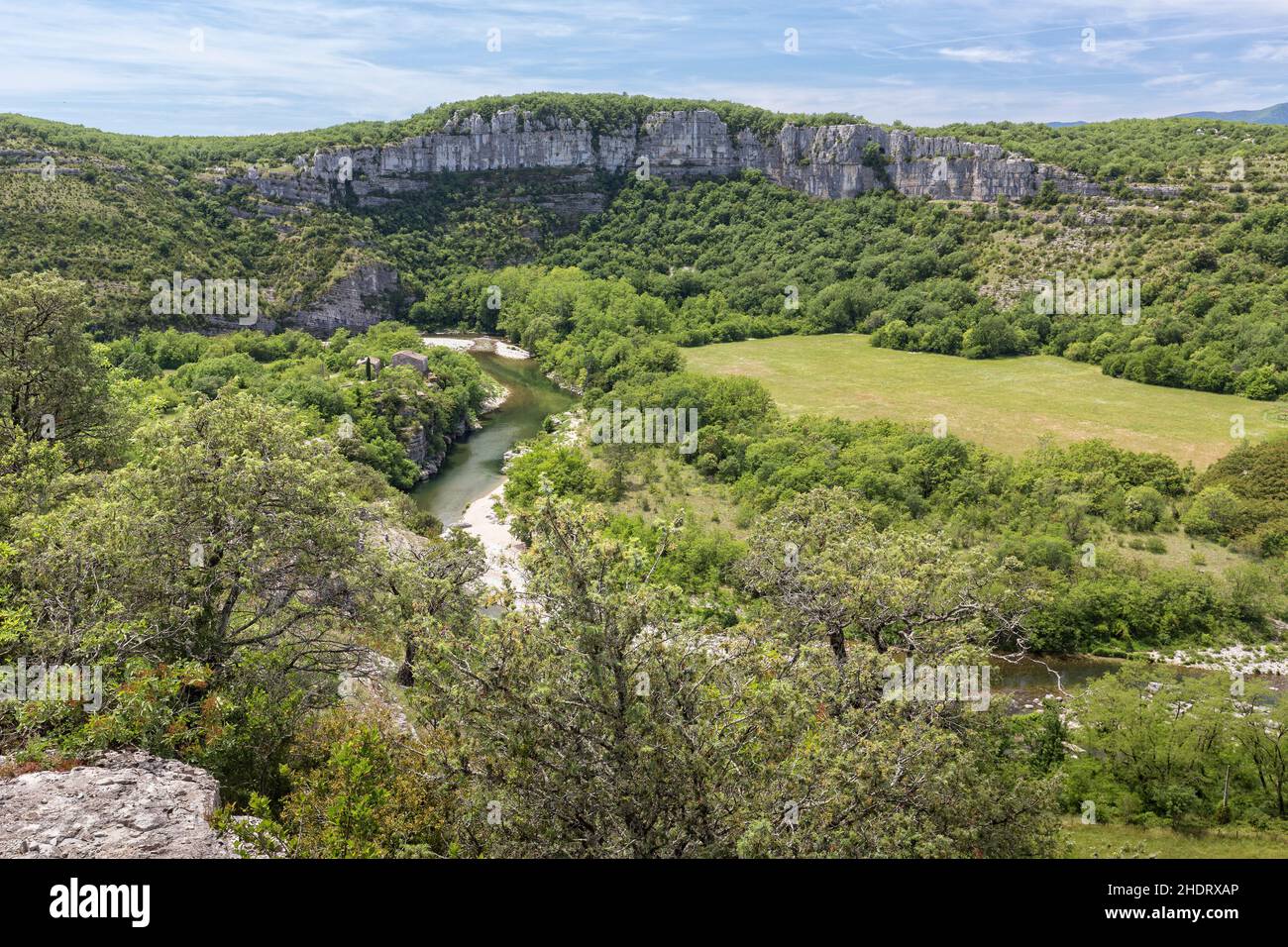 southern france, ardeche, south of france, southern frances, ardeches Stock Photo