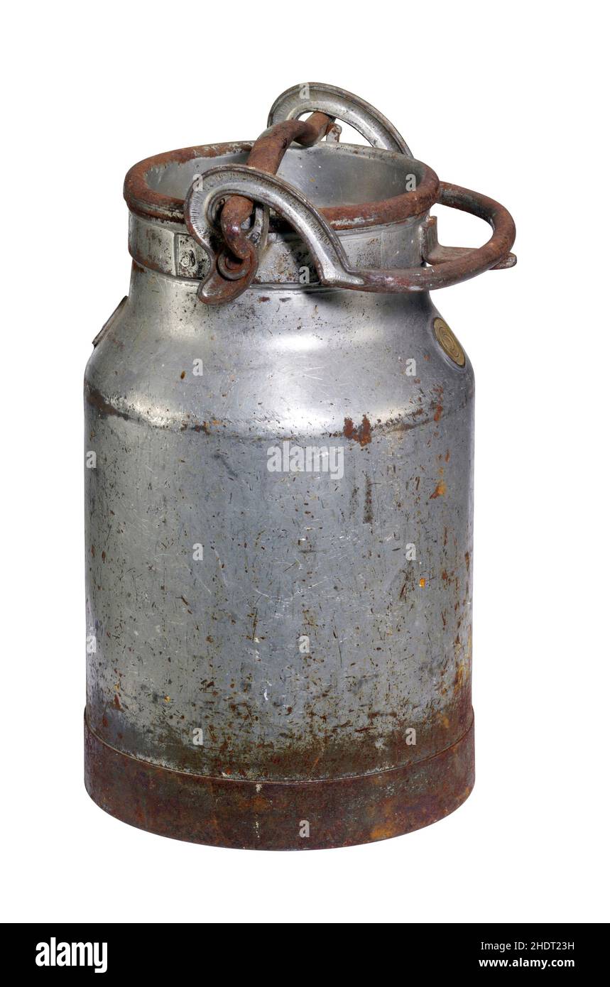 milk canister, milk canisters Stock Photo Alamy