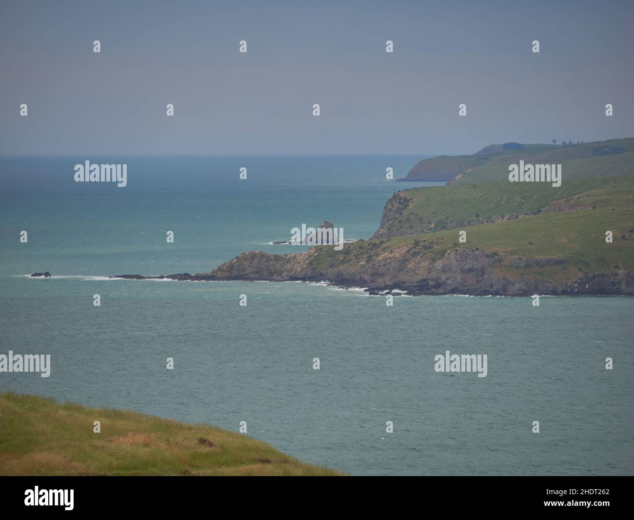 Lyttelton Harbour entrance Stock Photo Alamy