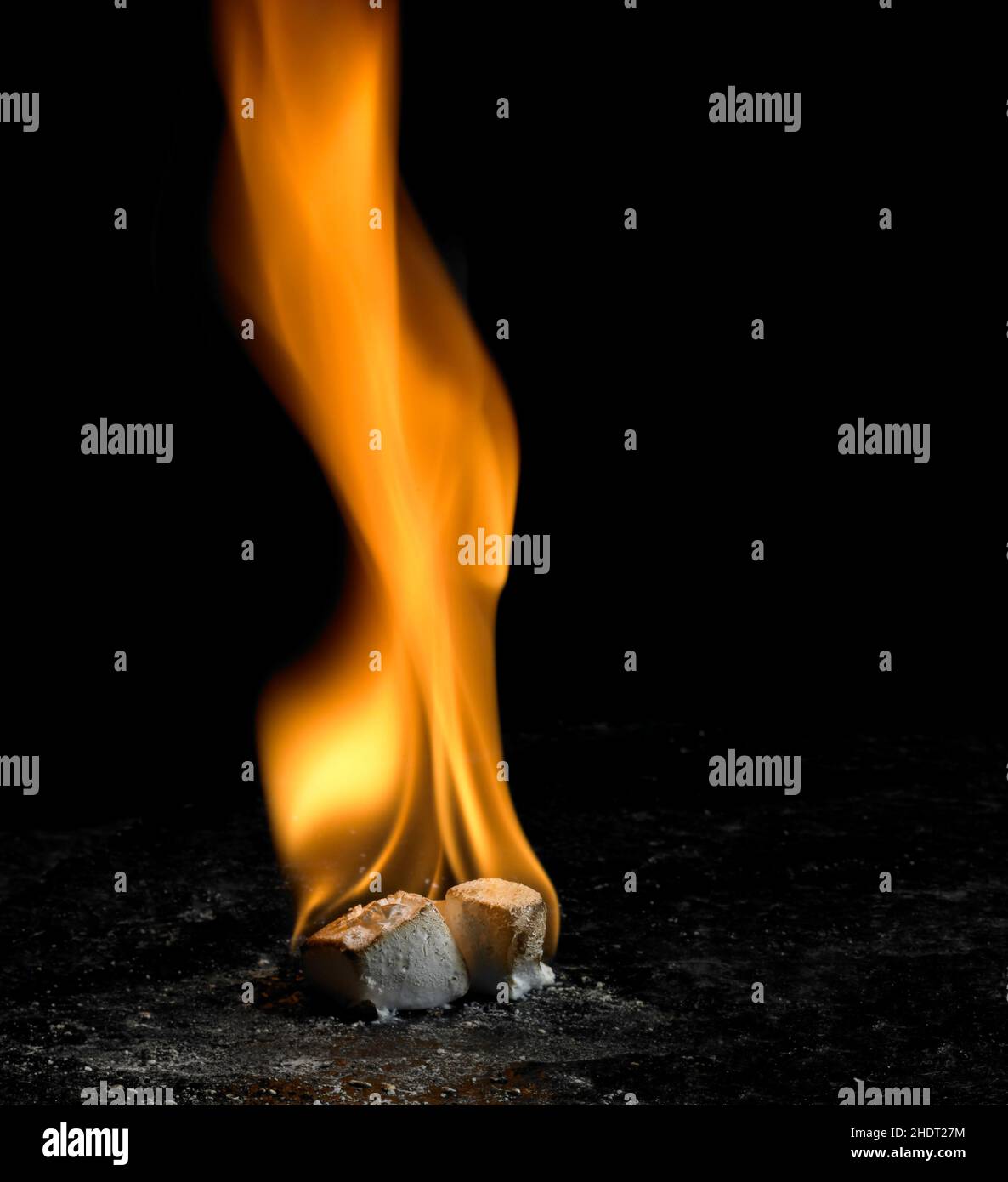 flame, charcoal starter, flames Stock Photo Alamy