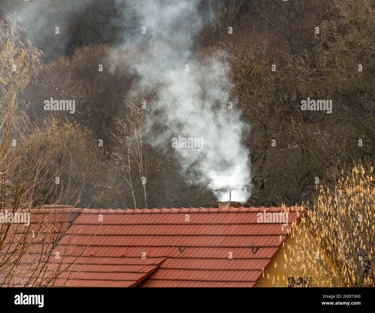 smoke stack, smoke, smoke stacks, smokes Stock Photo