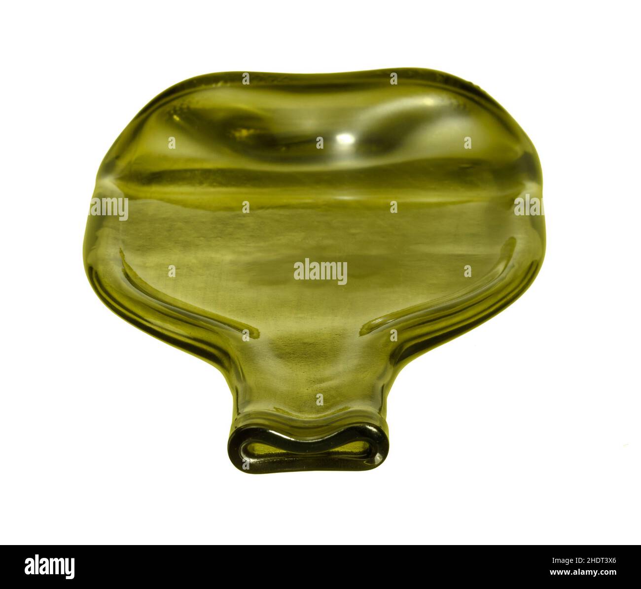 glass bottle, melting, glass bottles, glass ware, thawing Stock Photo