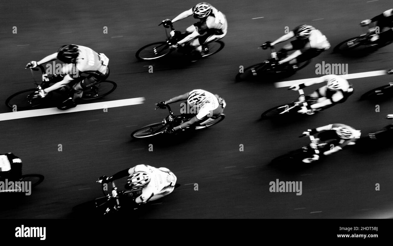 competition, cycling, cycling running, competitions, competitive, competitive sport Stock Photo