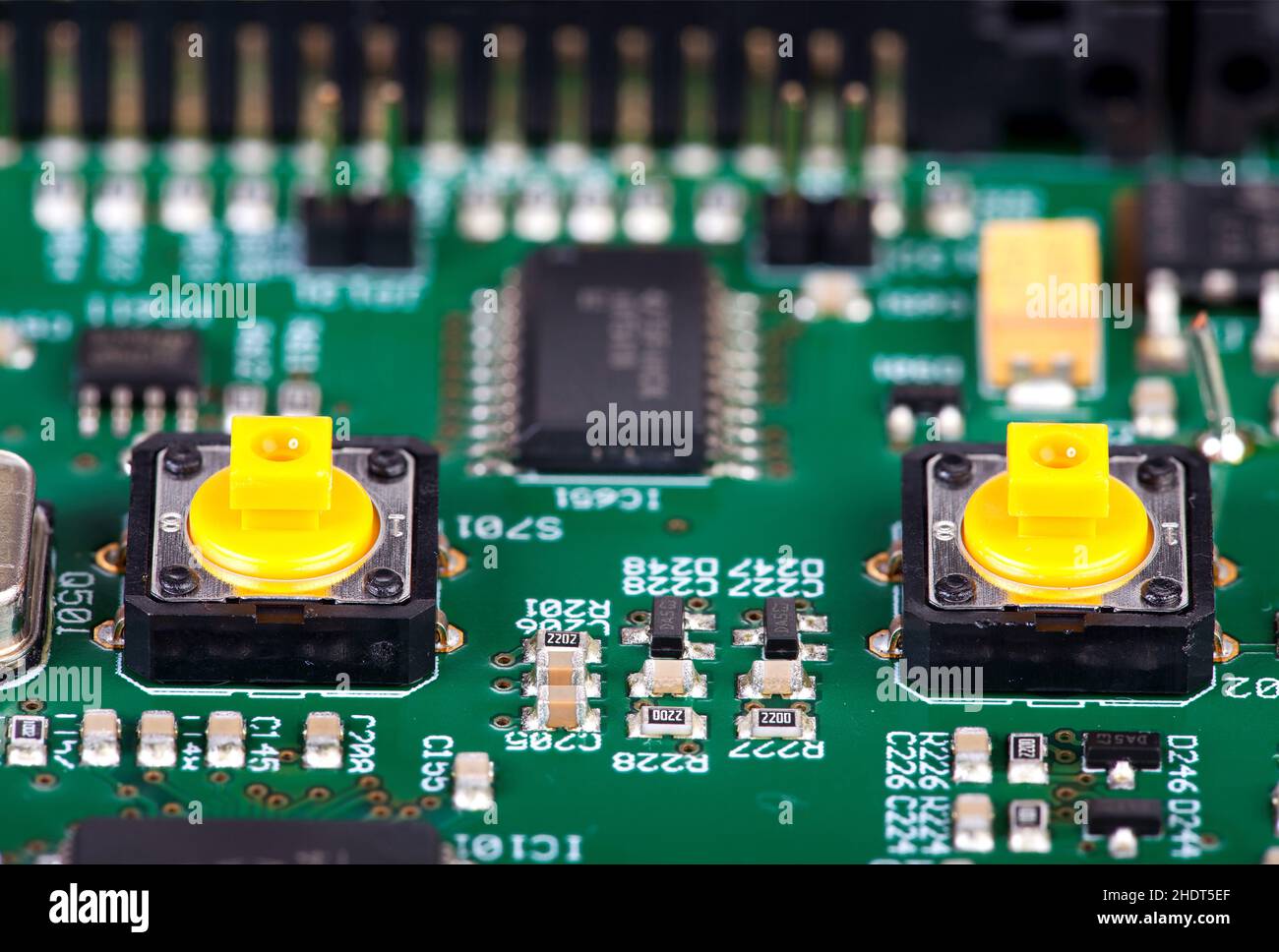 pcb, Pushbutton, pcbs Stock Photo Alamy