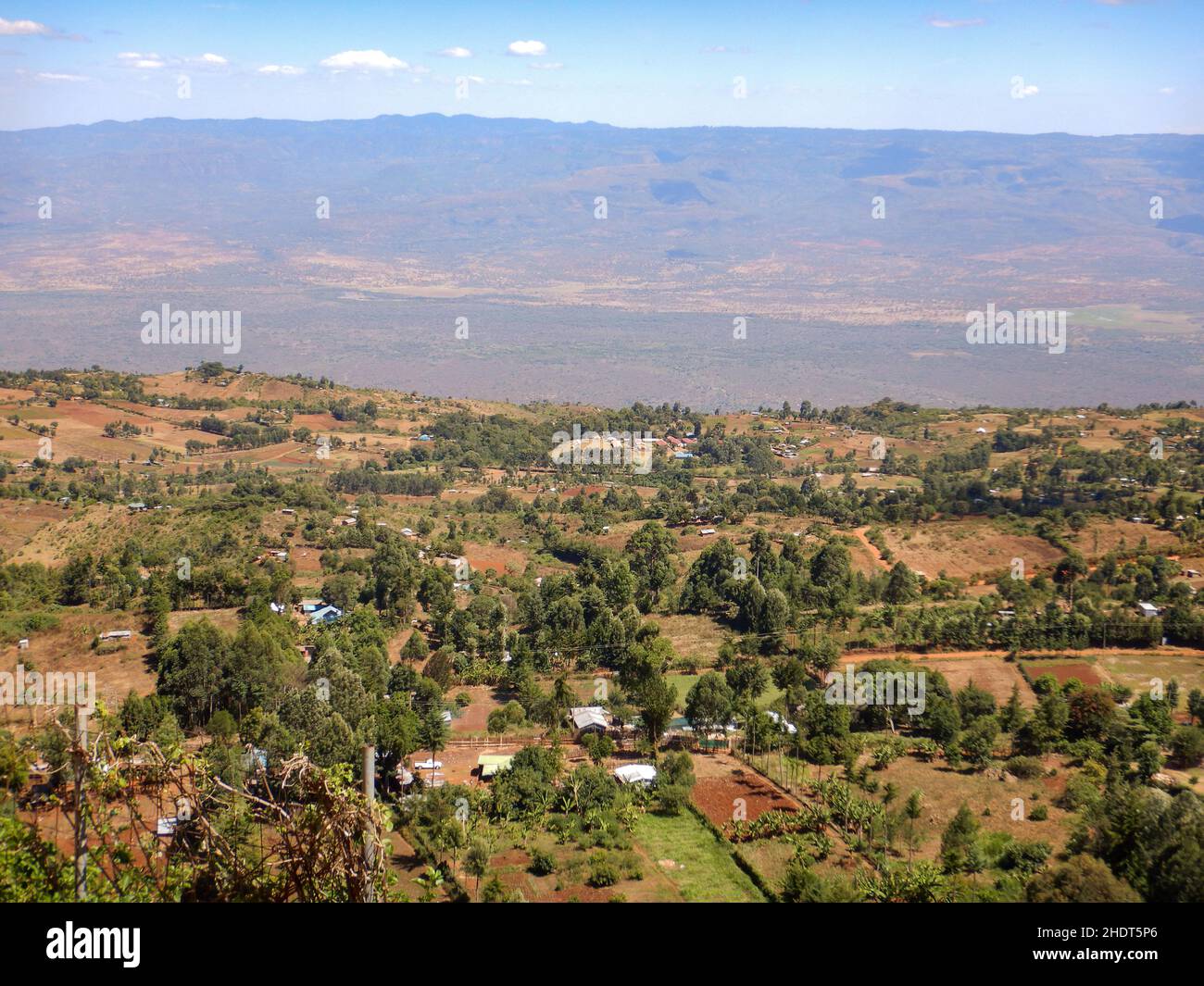 Iten Rift Valley Scenic aerial view of hills and valleys in Iten Township, Kenya Stock ...