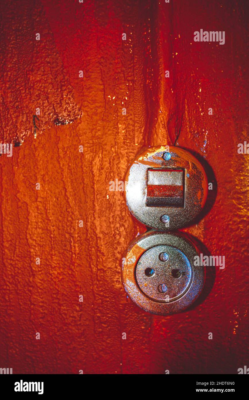 plug, light switch, outlets, light switchs Stock Photo Alamy