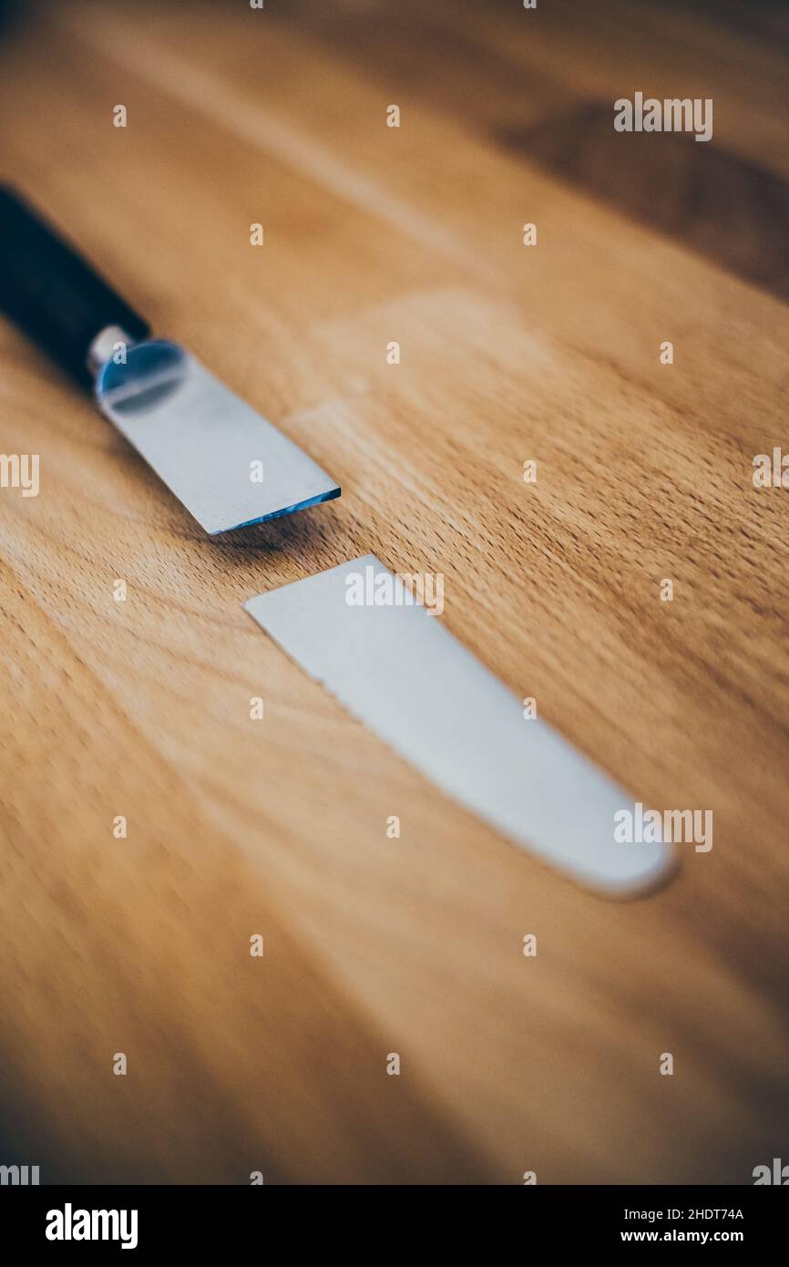 broken, knife, brokens, knifes Stock Photo Alamy
