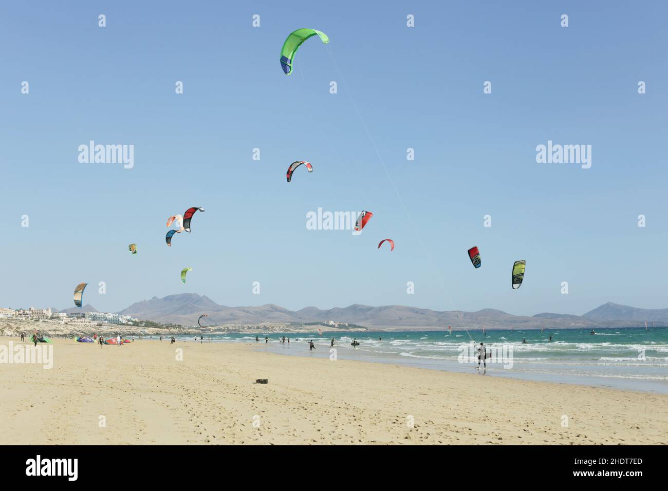 beach, hang gliding, kite, beaches, seaside, kites Stock Photo Alamy