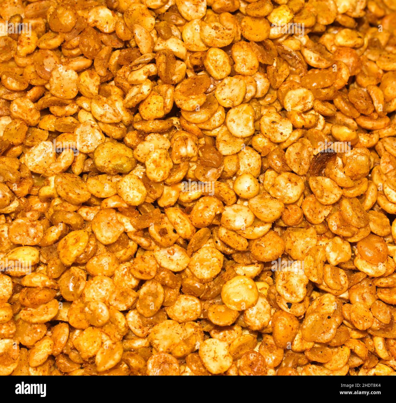 Split pea. Bangladeshi snacks called fried chana dal.Asian Street Food