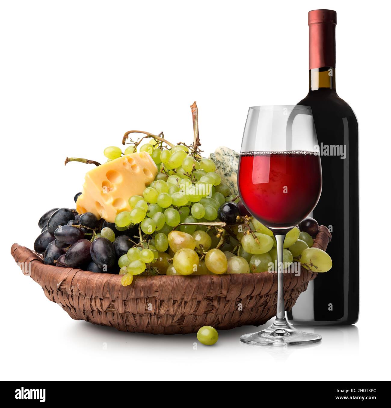 grapes, red wine, fruit basket, grape, red wines, fruit baskets Stock