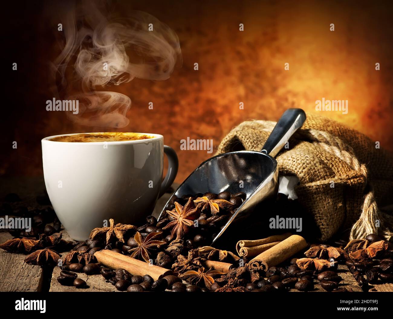 coffee, spices, coffees, spice Stock Photo