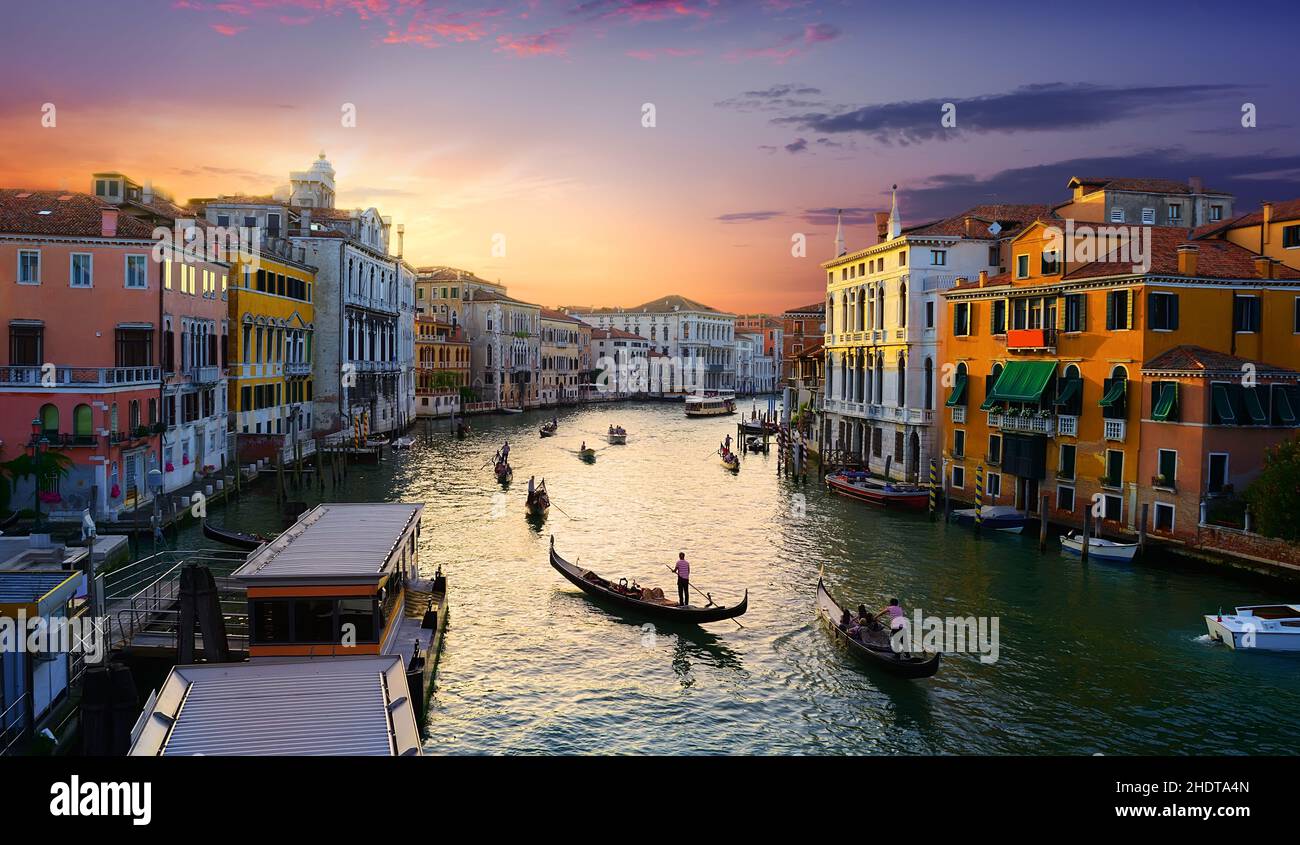 waterway, venice, waterways, venices Stock Photo Alamy