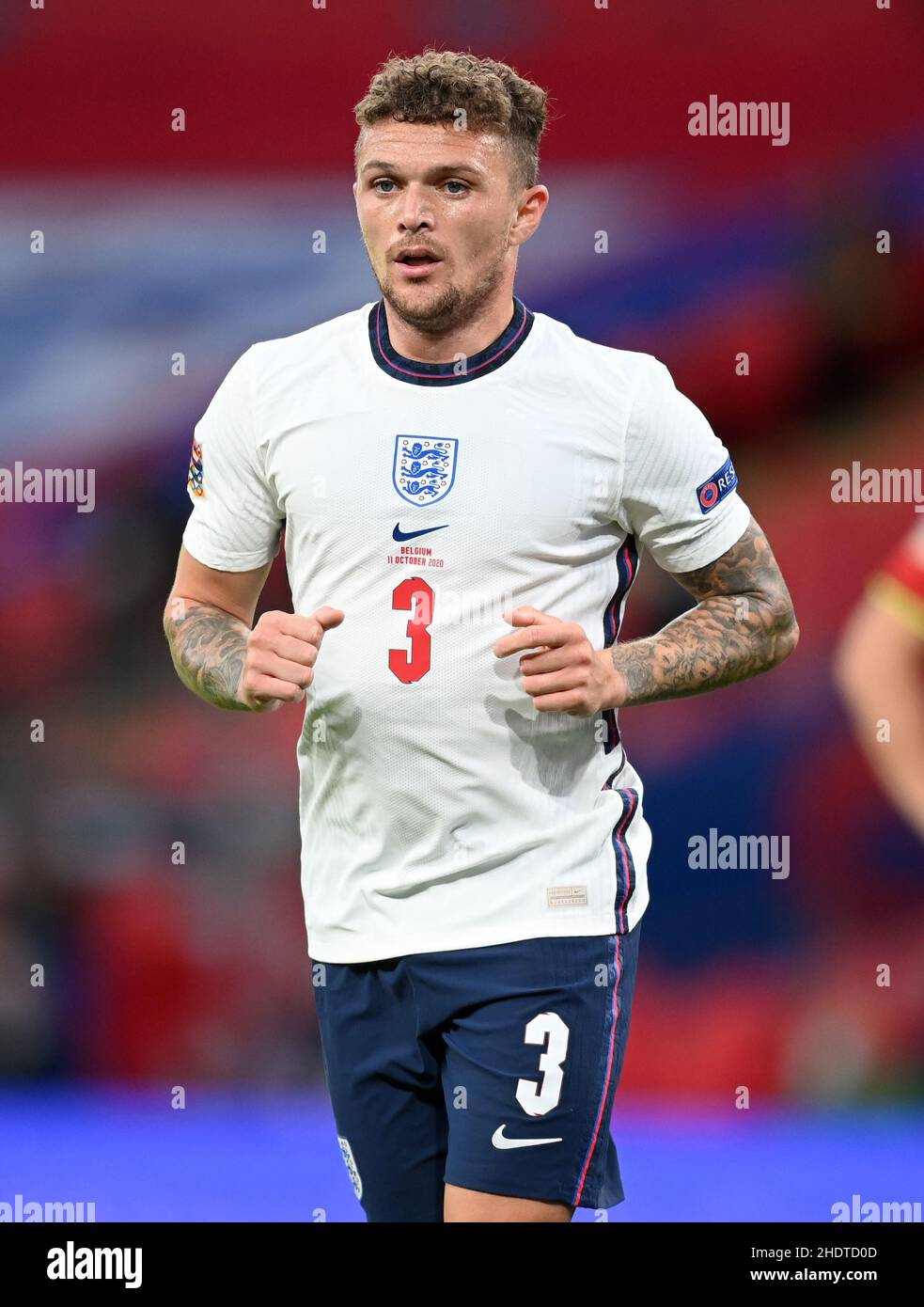 File photo dated 11-10-2020 of England's Kieran Trippier. Newcastle have confirmed the signing of Kieran Trippier from Atletico Madrid for an undisclosed fee. Issue date: Friday January 7, 2022. Stock Photo