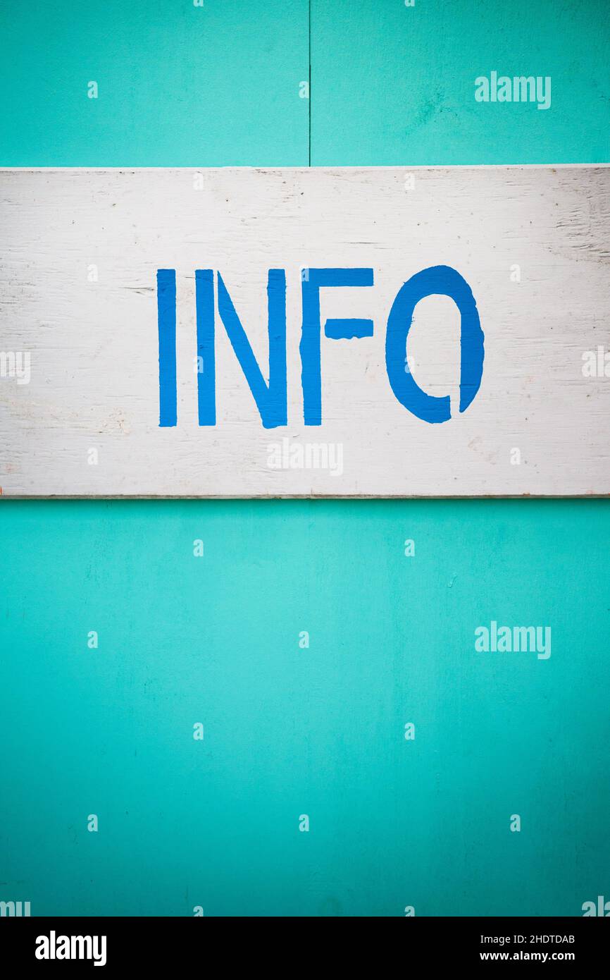information, info, informations, infos Stock Photo