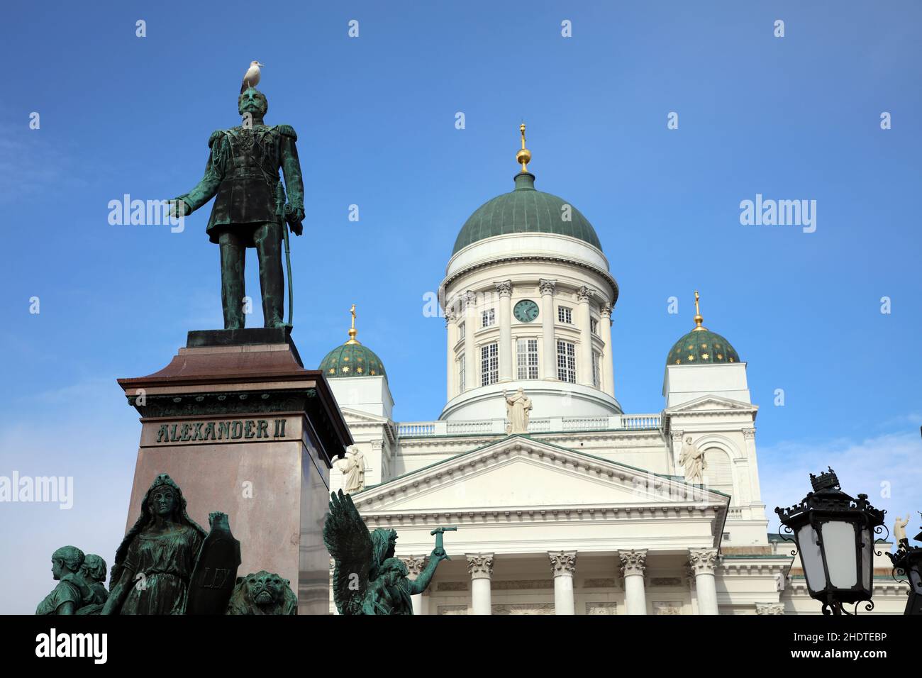 Cathedral of helsinki monument of alexander ii cathedral of helsinkis