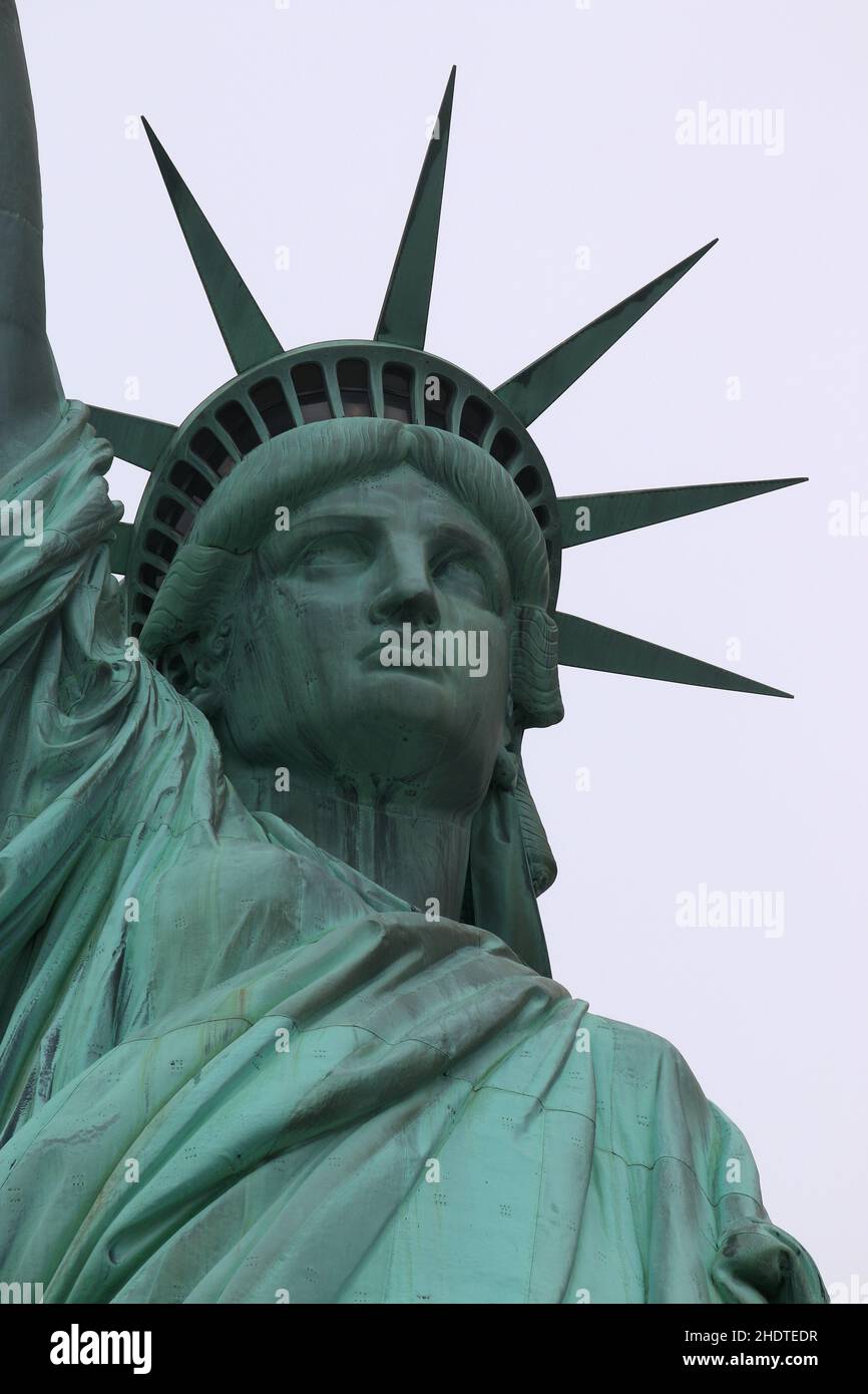 statue of liberty, statue of liberties Stock Photo