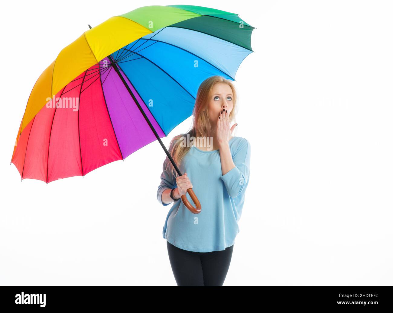girl, umbrella, girls, umbrellas Stock Photo Alamy