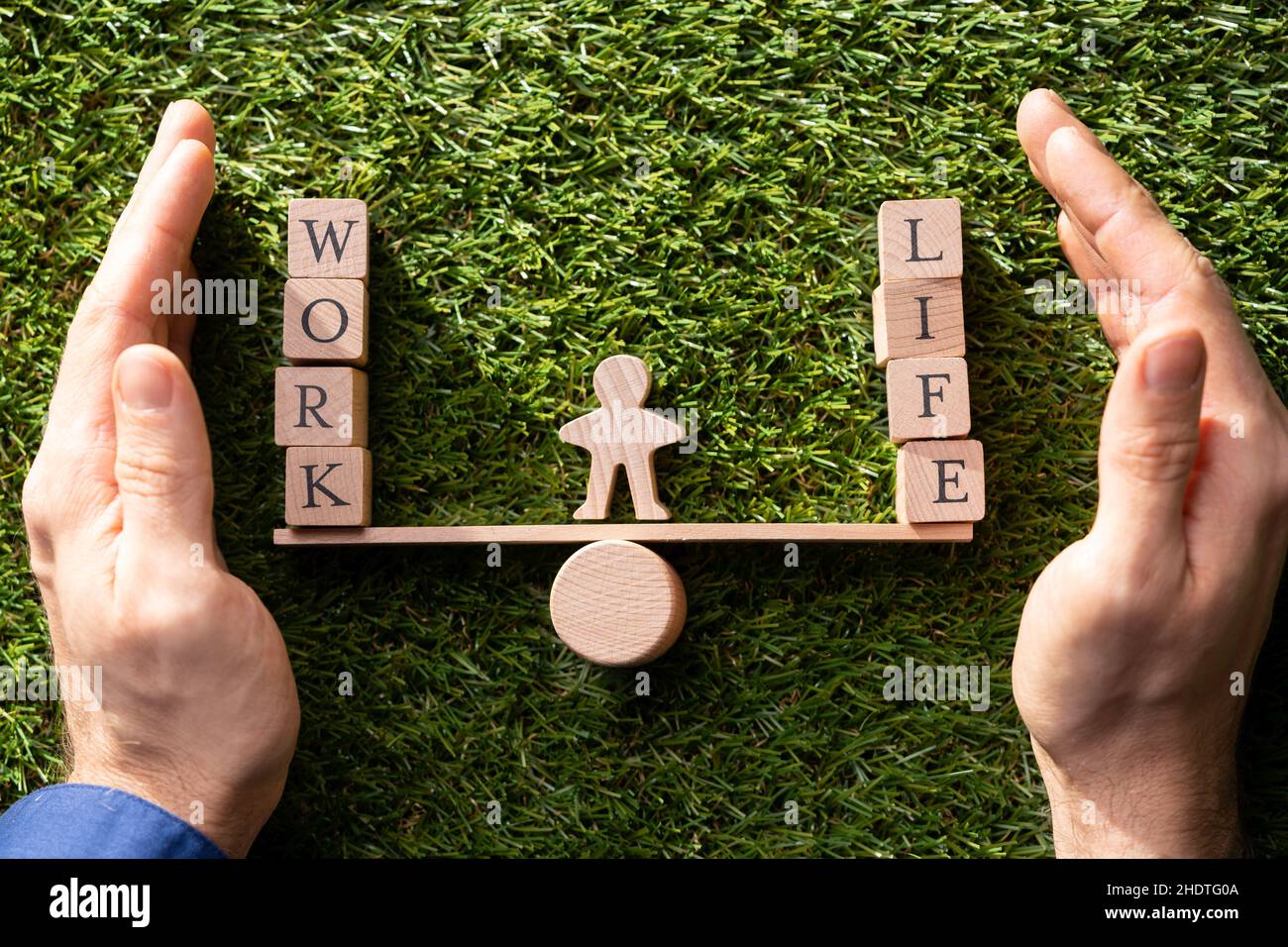 Work Life Balance Choice And Protection Concept Stock Photo - Alamy