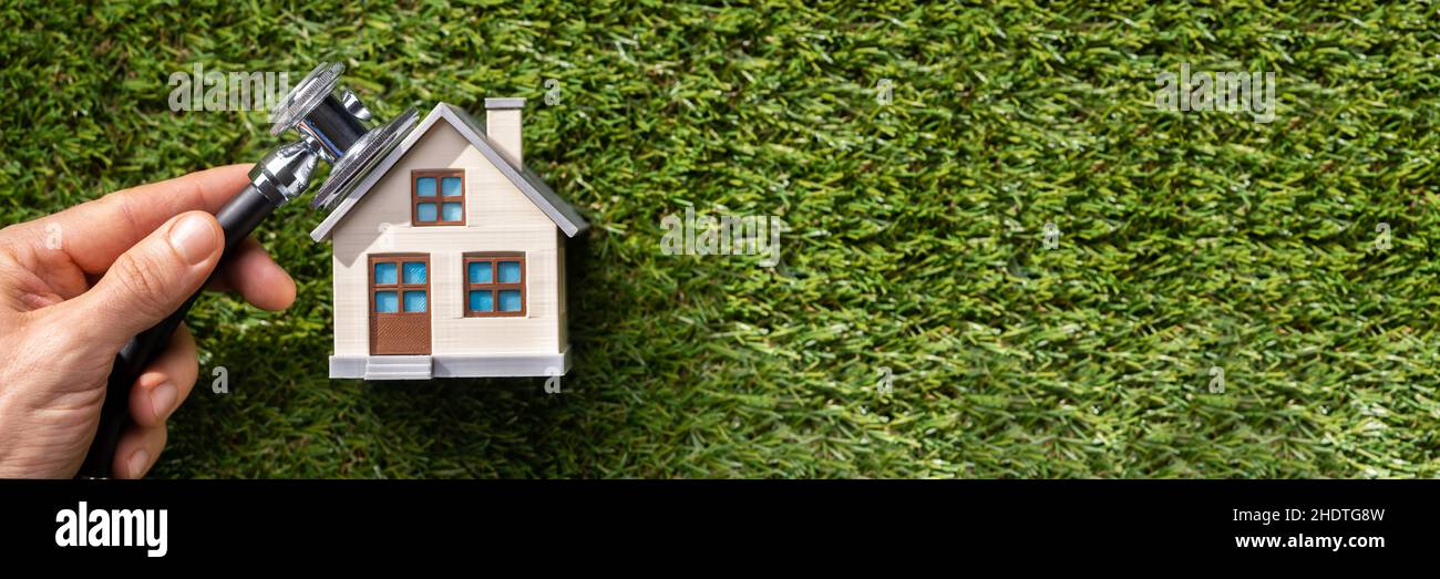 Doctor Doing Homecare Inspection. House Property Check Stock Photo Alamy