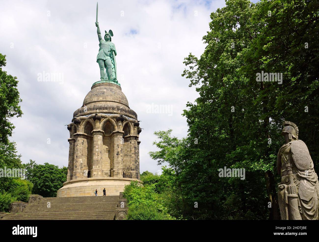 hermann monument, colossal statue, hermann monuments Stock Photo