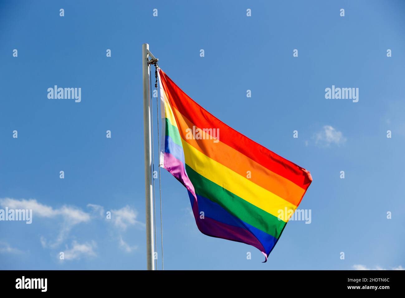 rainbow flag, rainbow flags Stock Photo