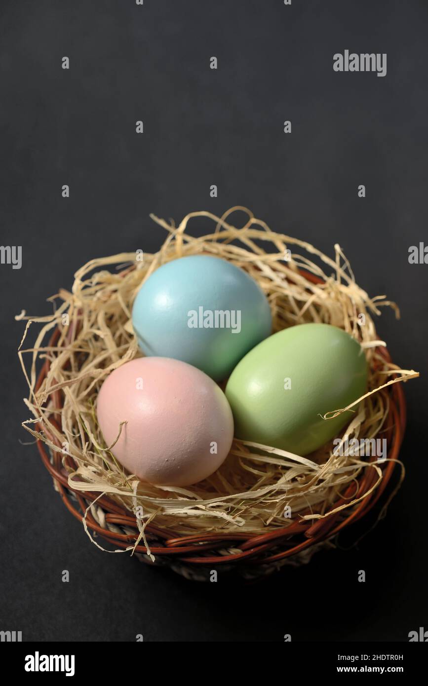 easter nest, easters Stock Photo