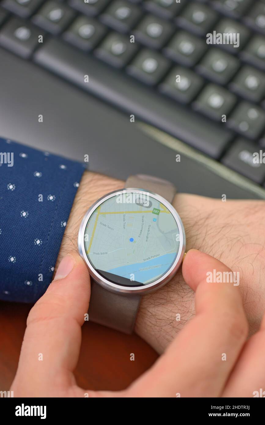 clock, digital, city map, clocks, digitals, maps Stock Photo Alamy