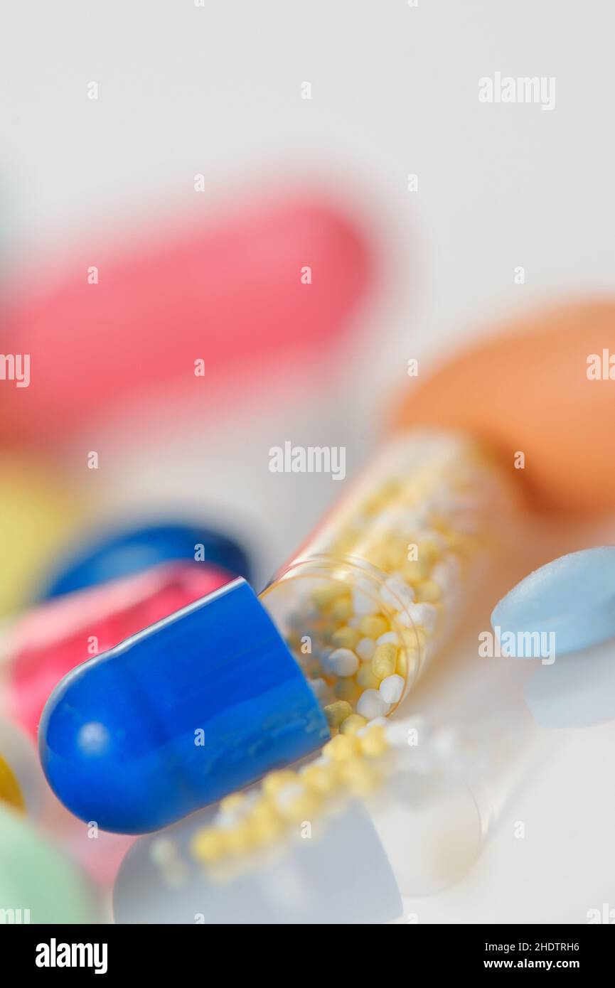medicine, capsule, drug overdose, medicines, capsules, drug overdoses Stock Photo