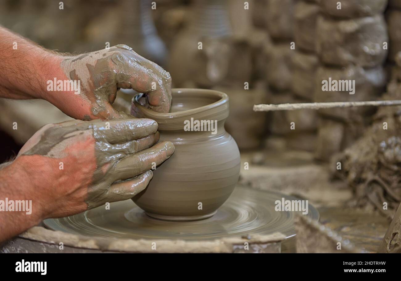 crafts, ceramics, pottery, craft, ceramic, potteries Stock Photo Alamy
